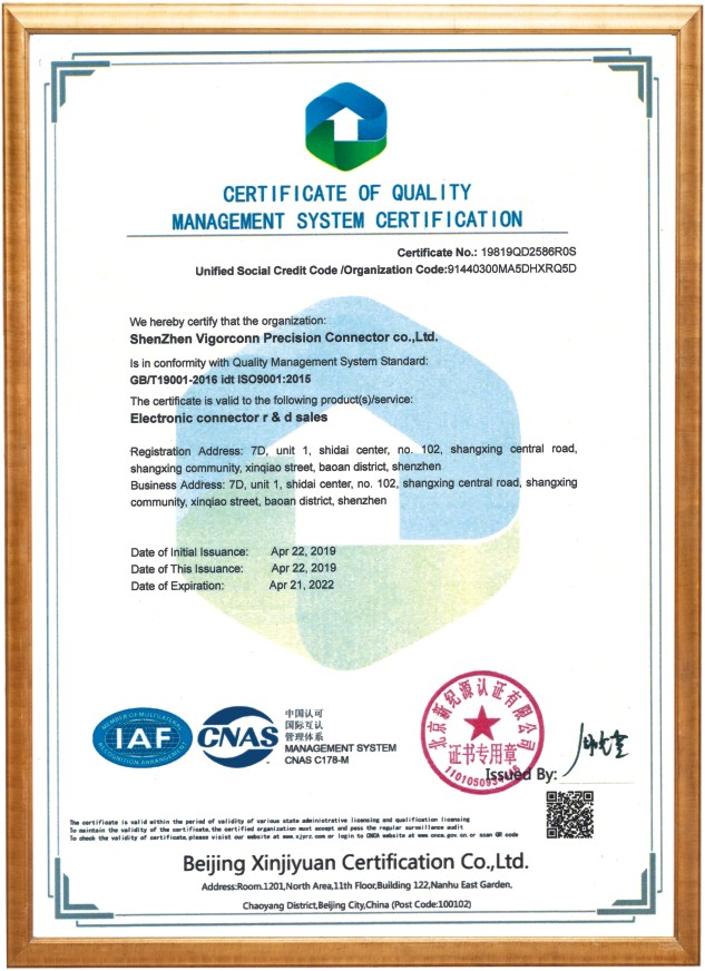 Certification