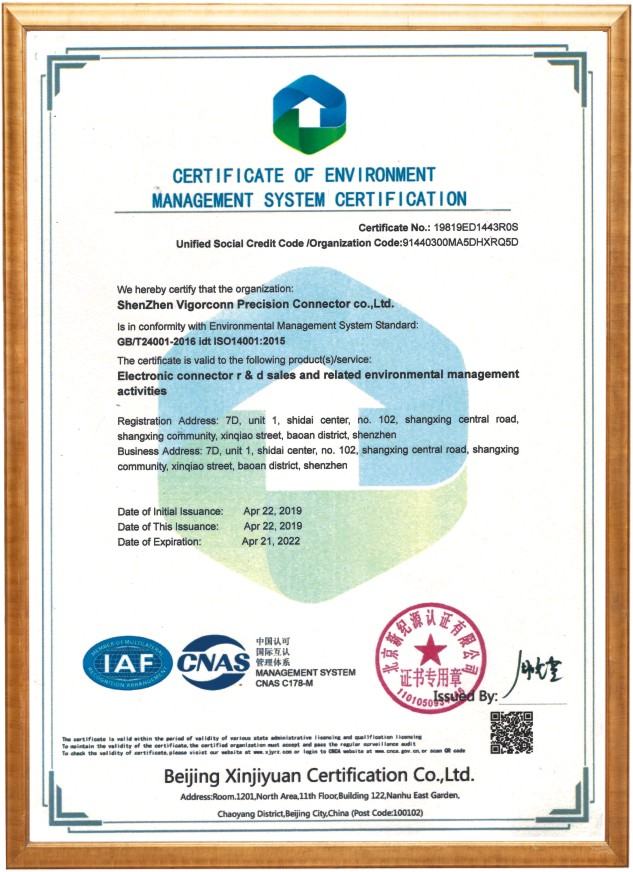 Certification